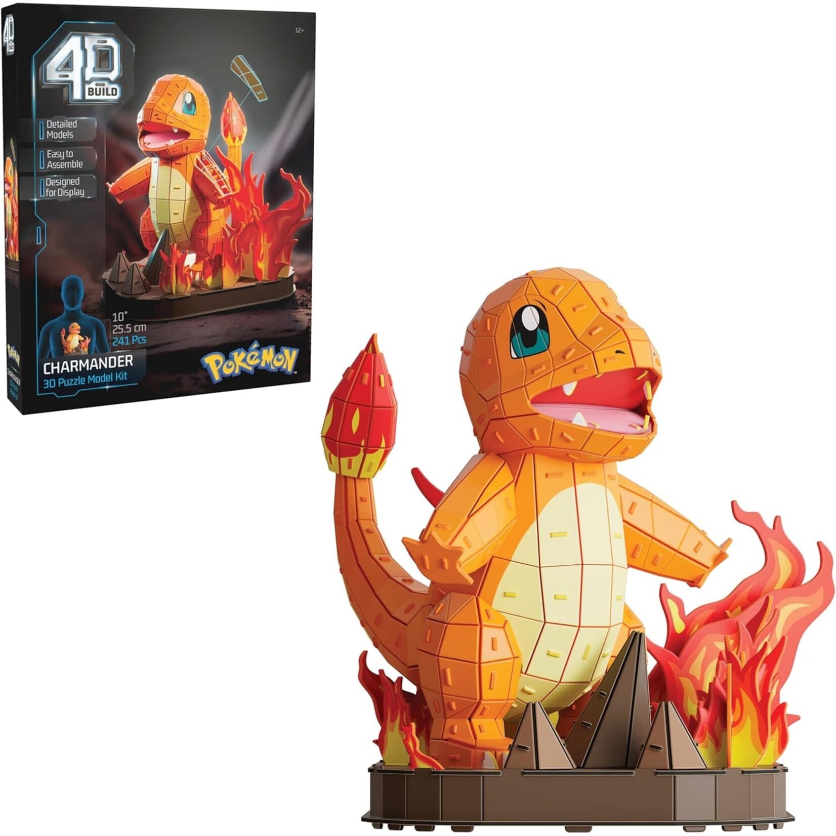 4D Build Pokemon Charmander 3D Model Kit