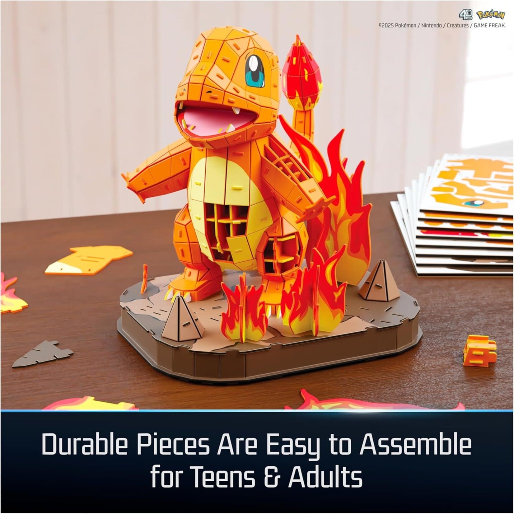 4D Build Pokemon Charmander 3D Model Kit
