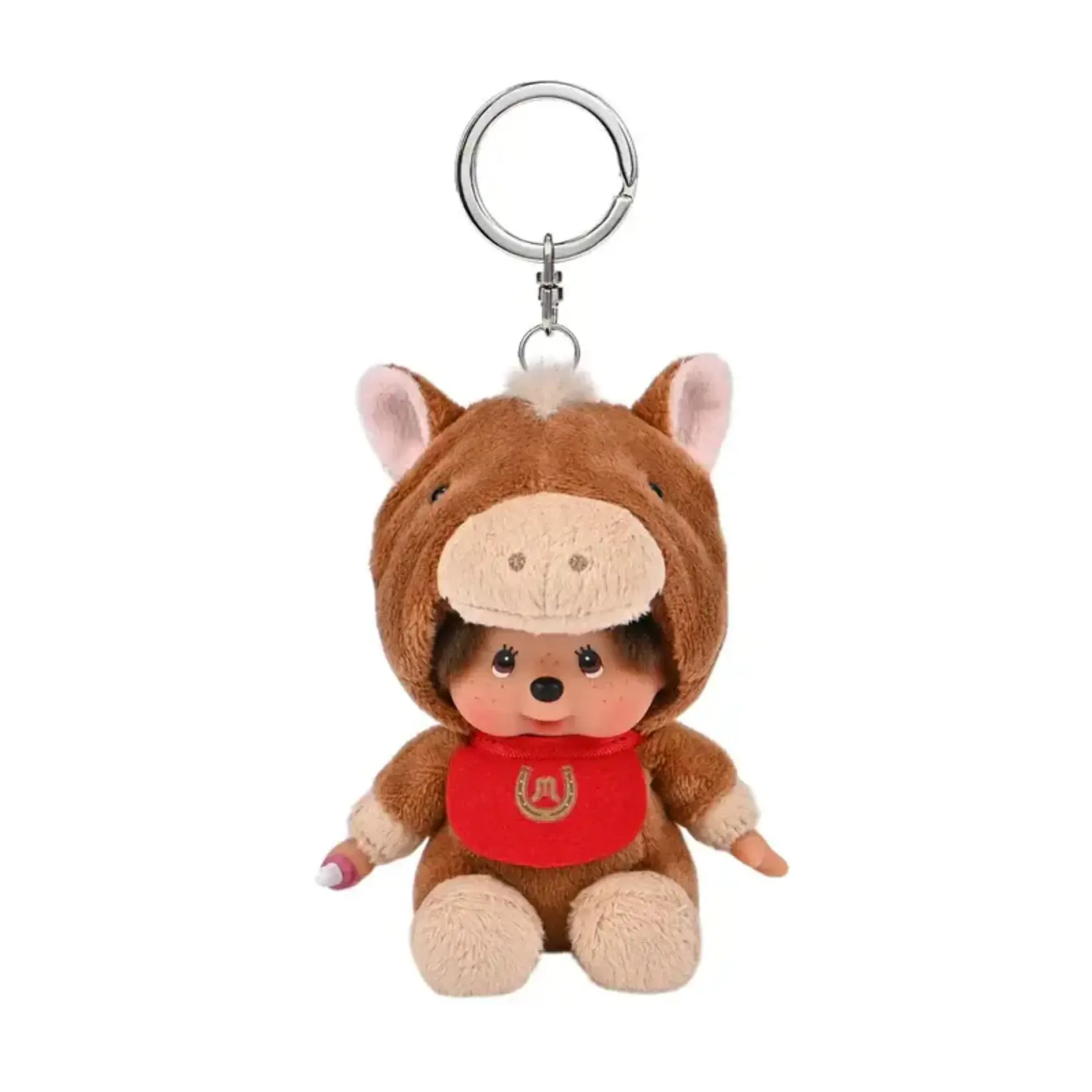 Monchhichi Horse Outfit Plush Keychain