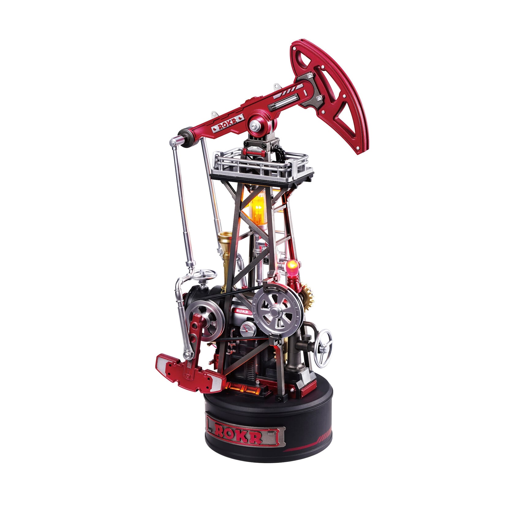 Oil Pump Jack Mechanical 3D Puzzle