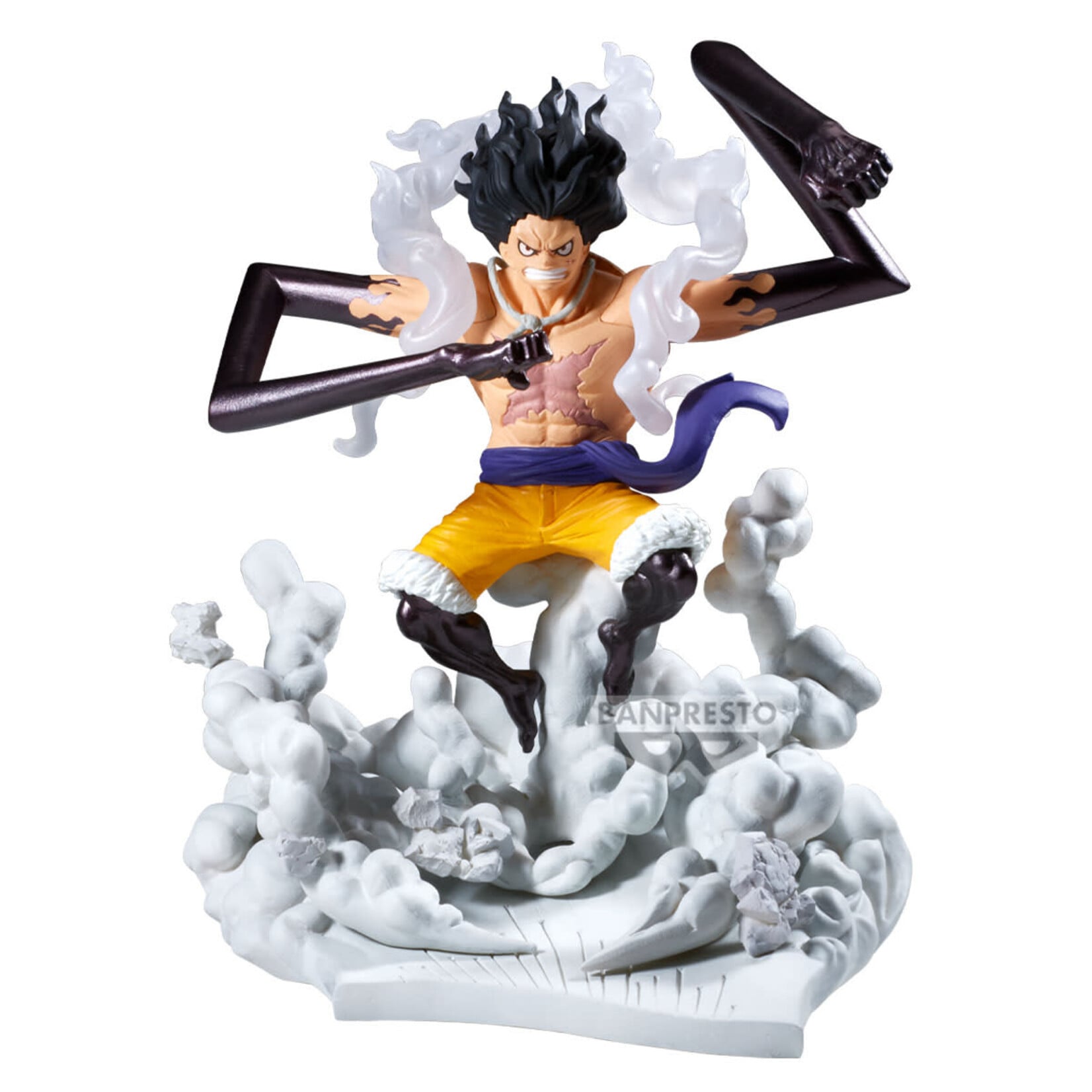 Monkey D. Luffy (Gear 4 Version) Senkozekkei Figure