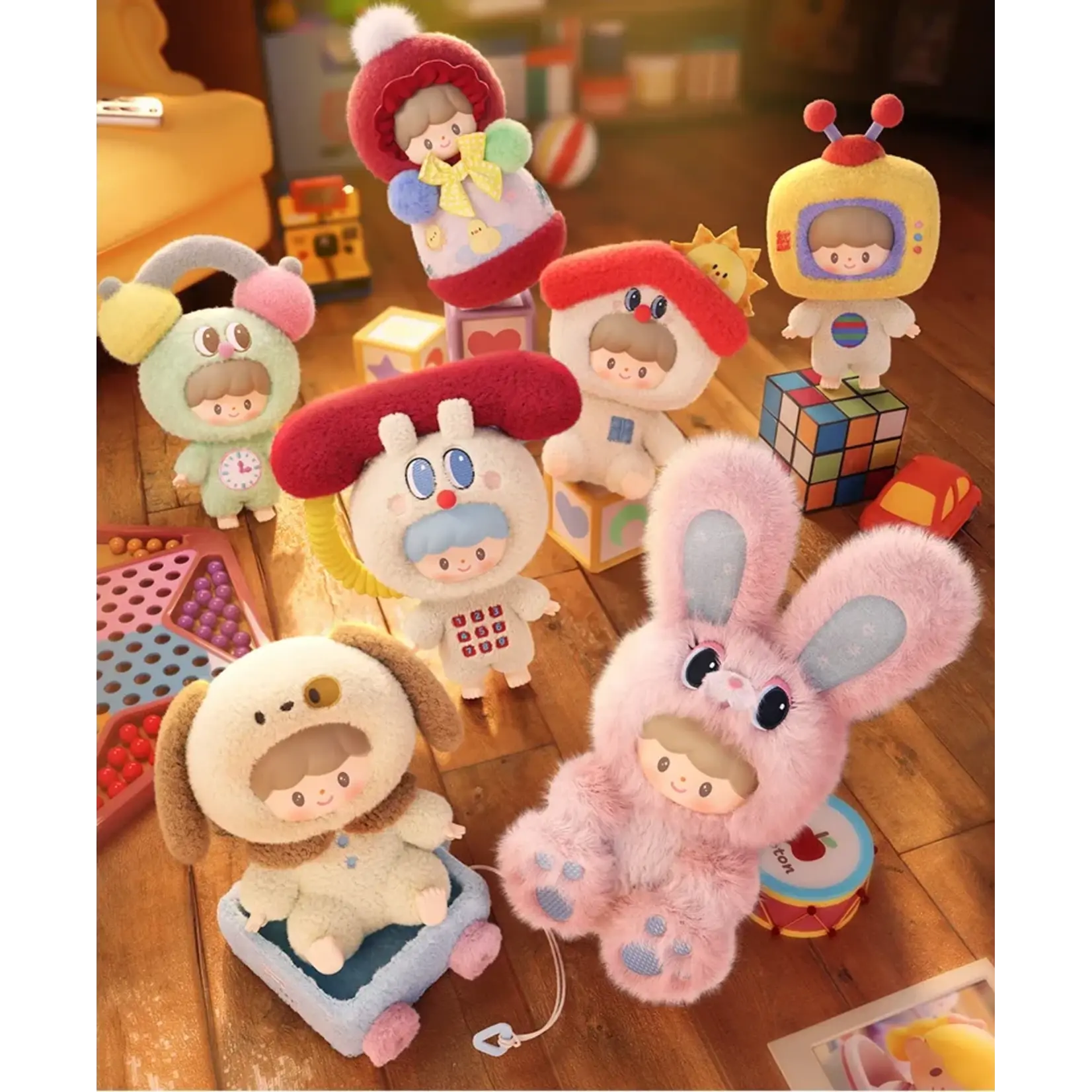 zZoton Happy Childhood Series Vinyl Plush