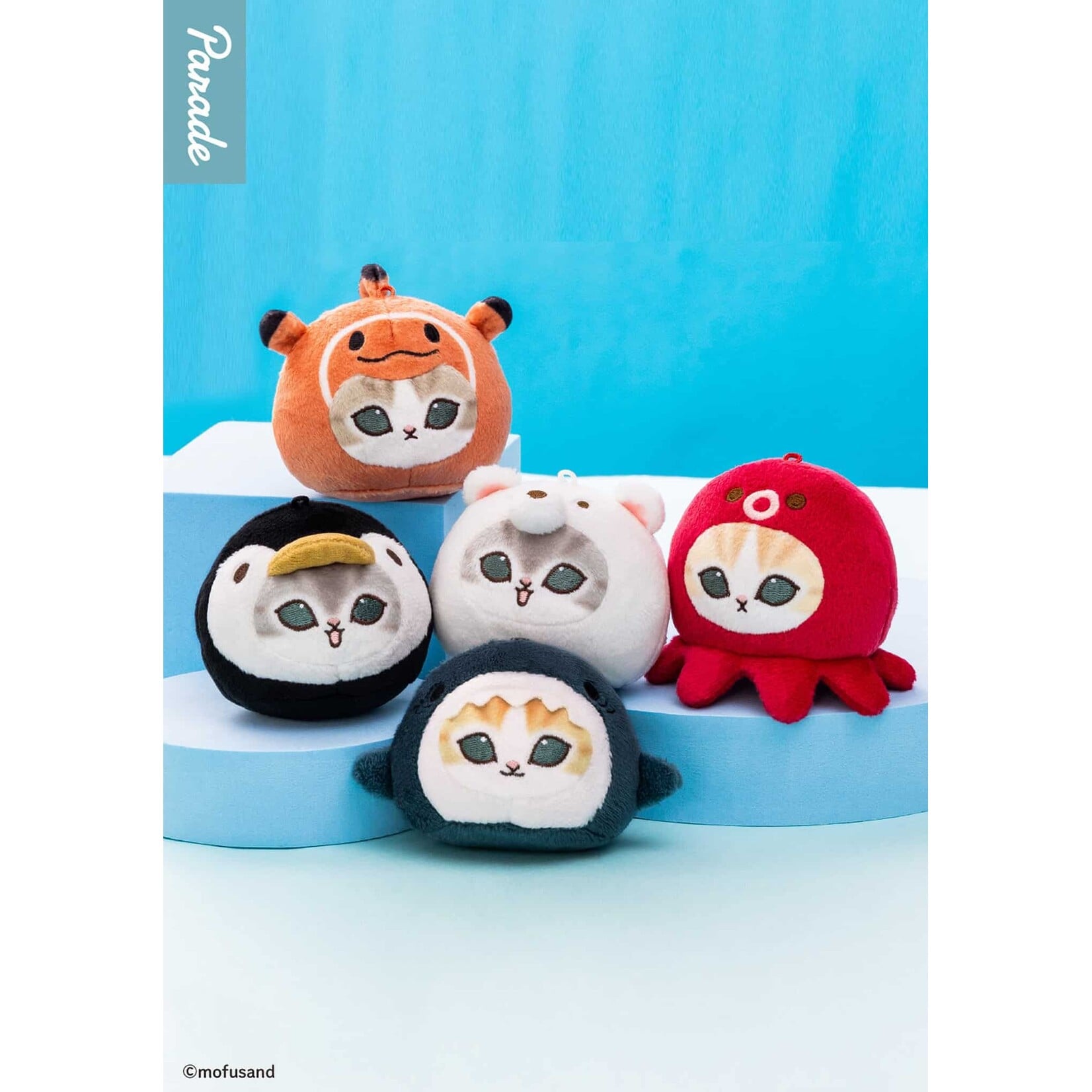 mofusand Marine Life Meow Face Plush Series