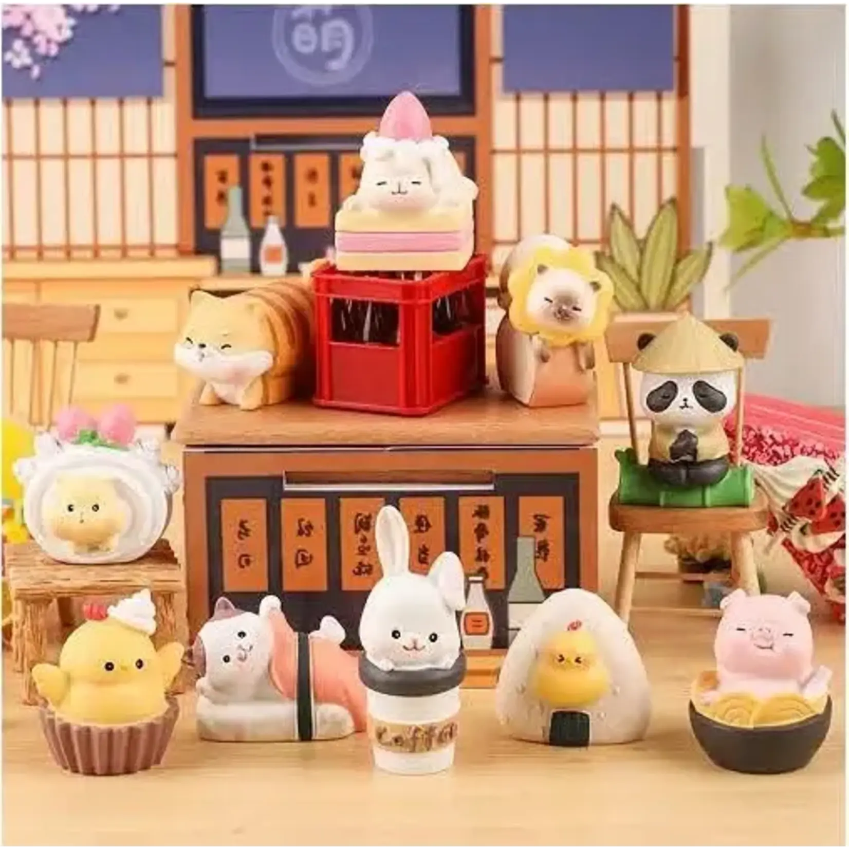 Lovely Food Animals Series Surprise Figure