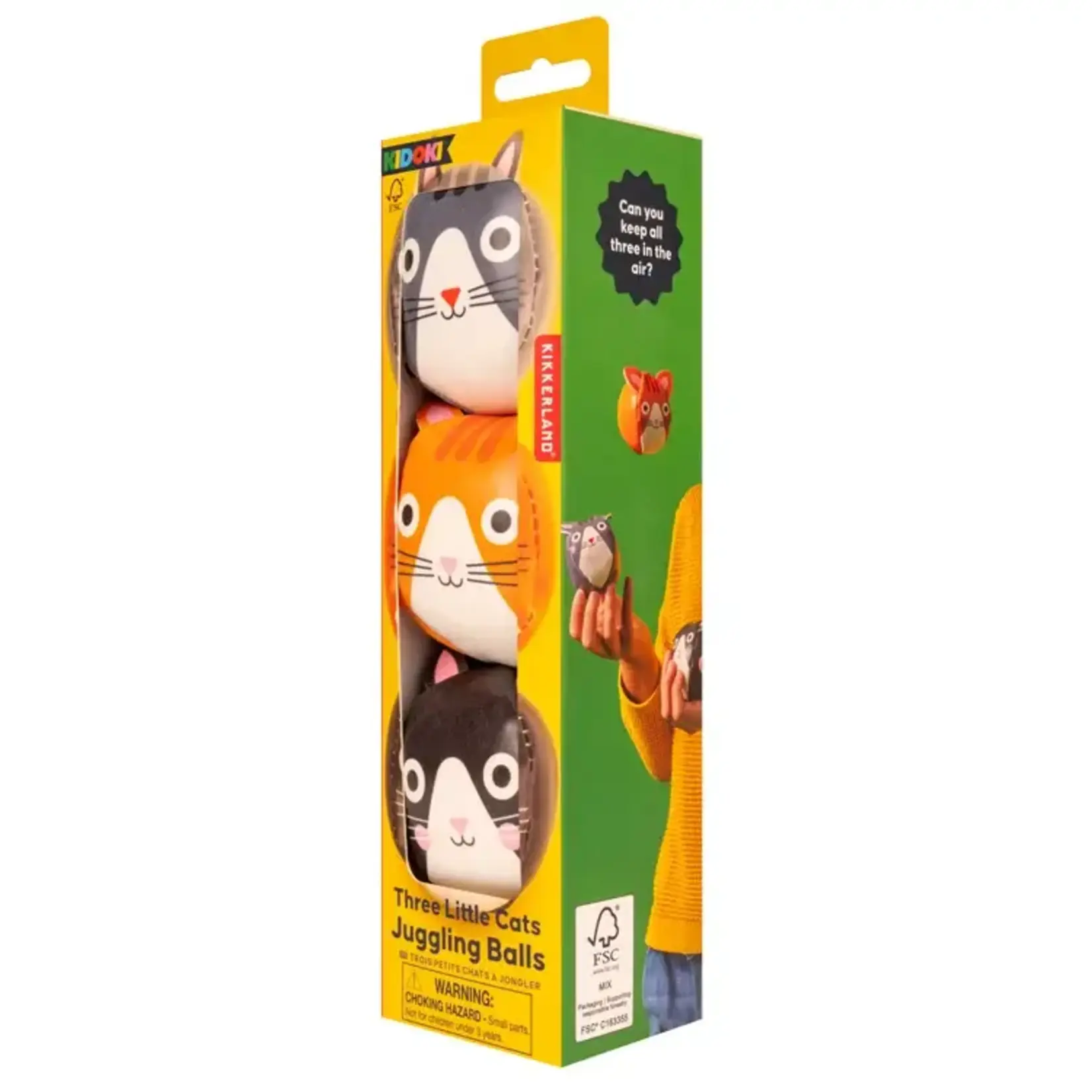Kidoki Three Cats Juggling Ball Set