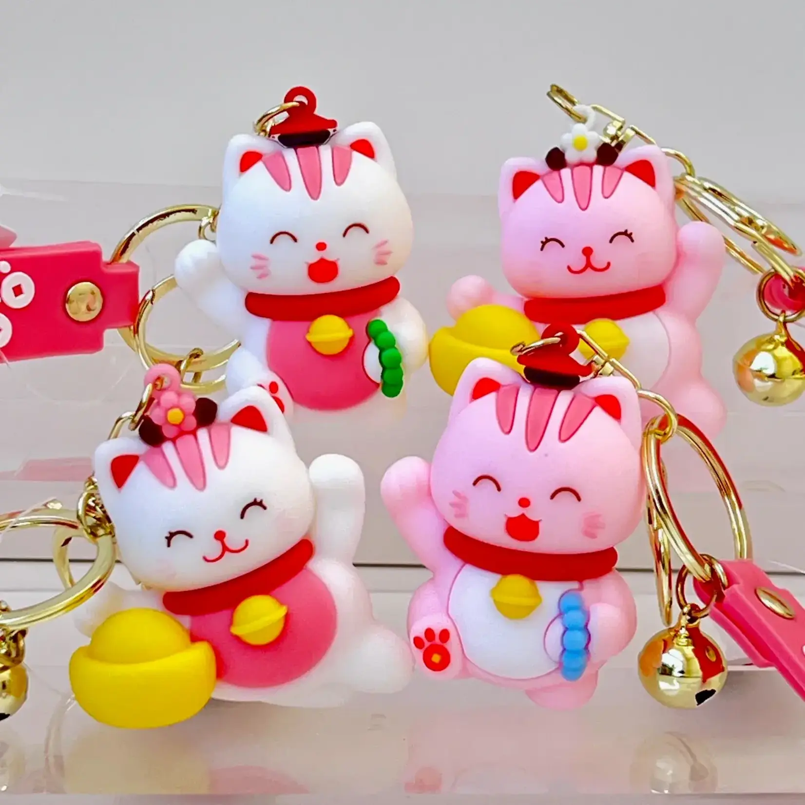 Maneki Cat Keycharm