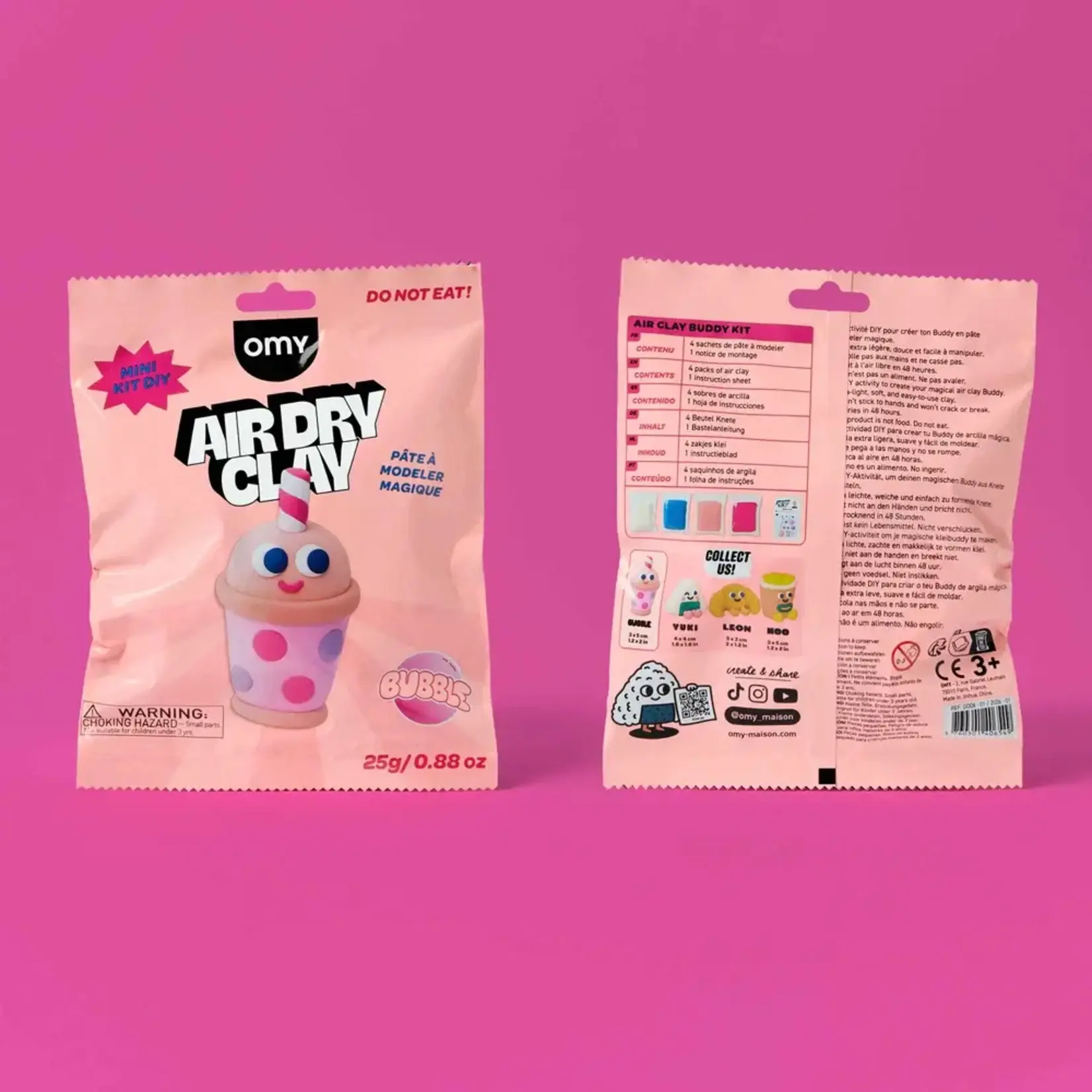 Bubble Air Dry Clay Kit