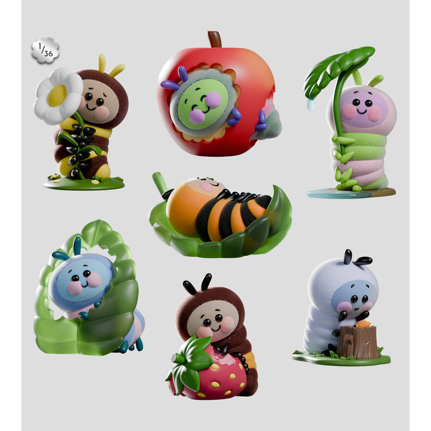 Wooly Bear and Friends S1 Surprise Vinyl Figure