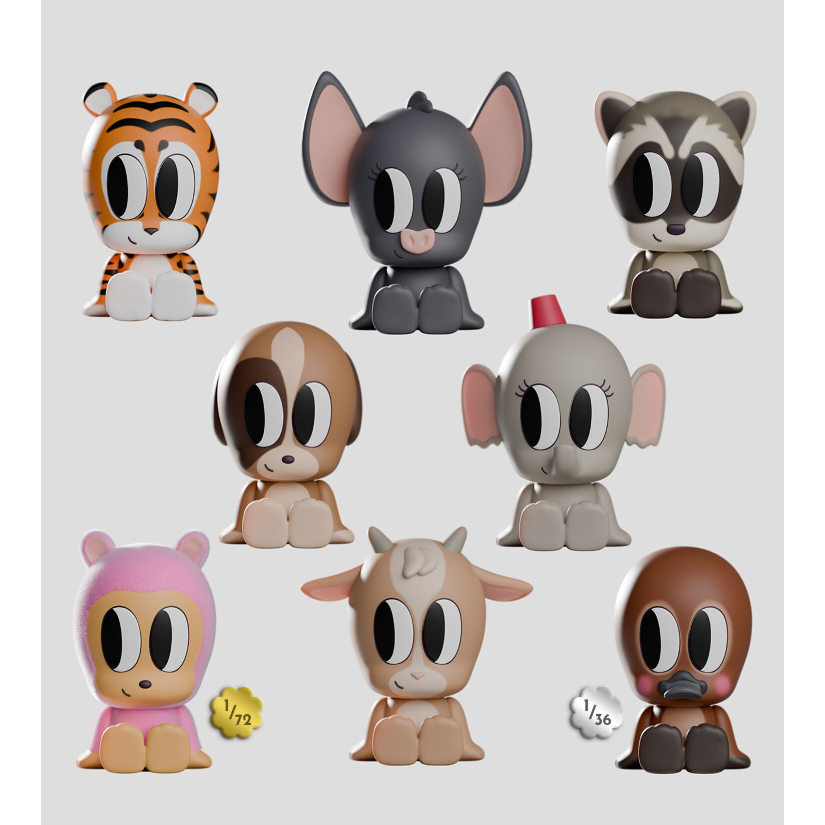 Tiny Shiny Hineys S1 Surprise Figure by Kaleidos Creative
