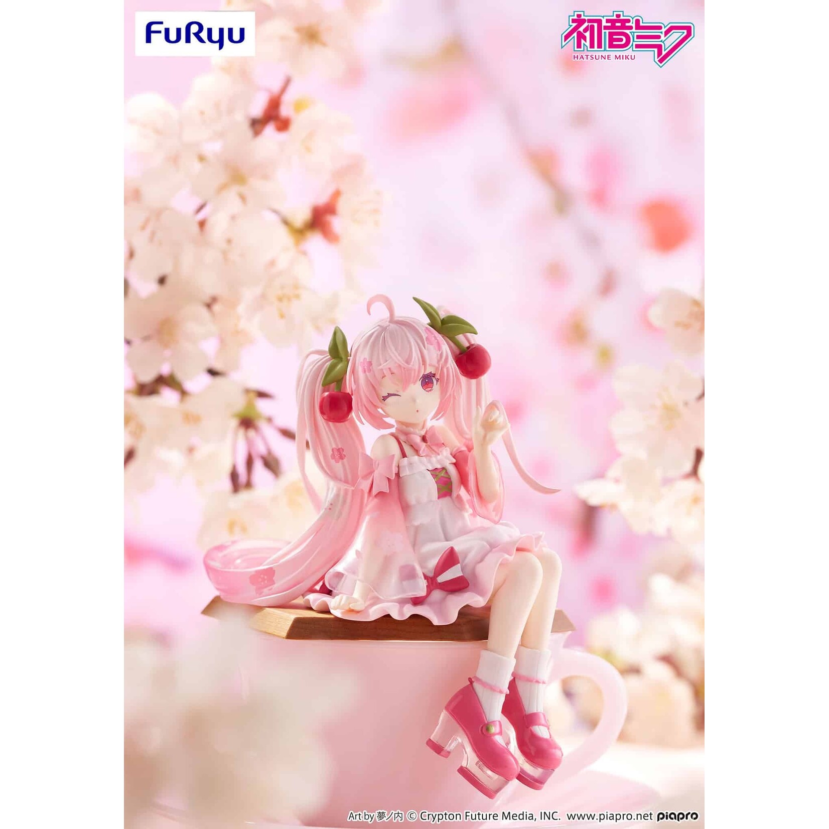 FuRyu Sakura Miku 2025 Wink Ver. Noodle Stopper Figure