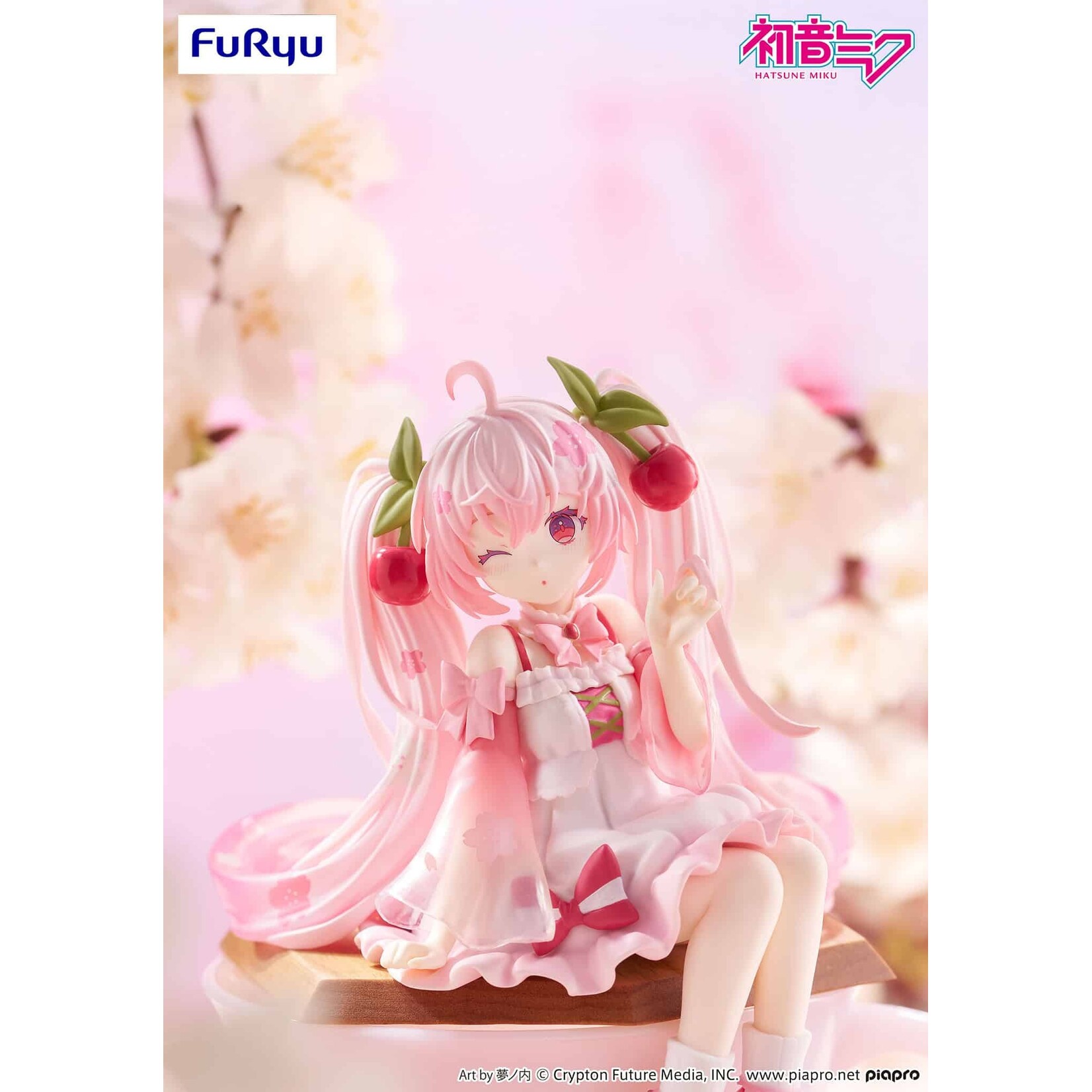 FuRyu Sakura Miku 2025 Wink Ver. Noodle Stopper Figure