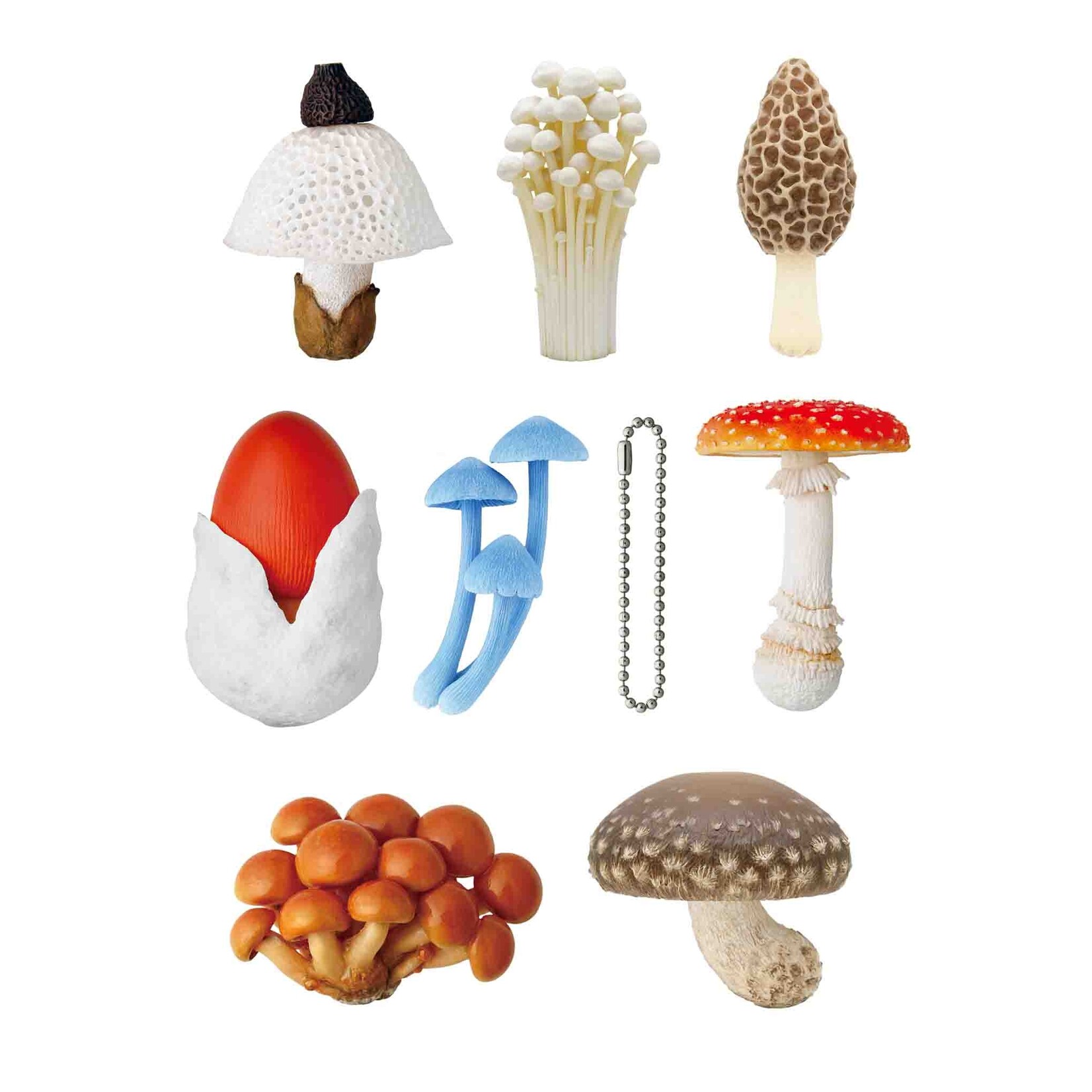 Mushroom Soft Rubber Charm