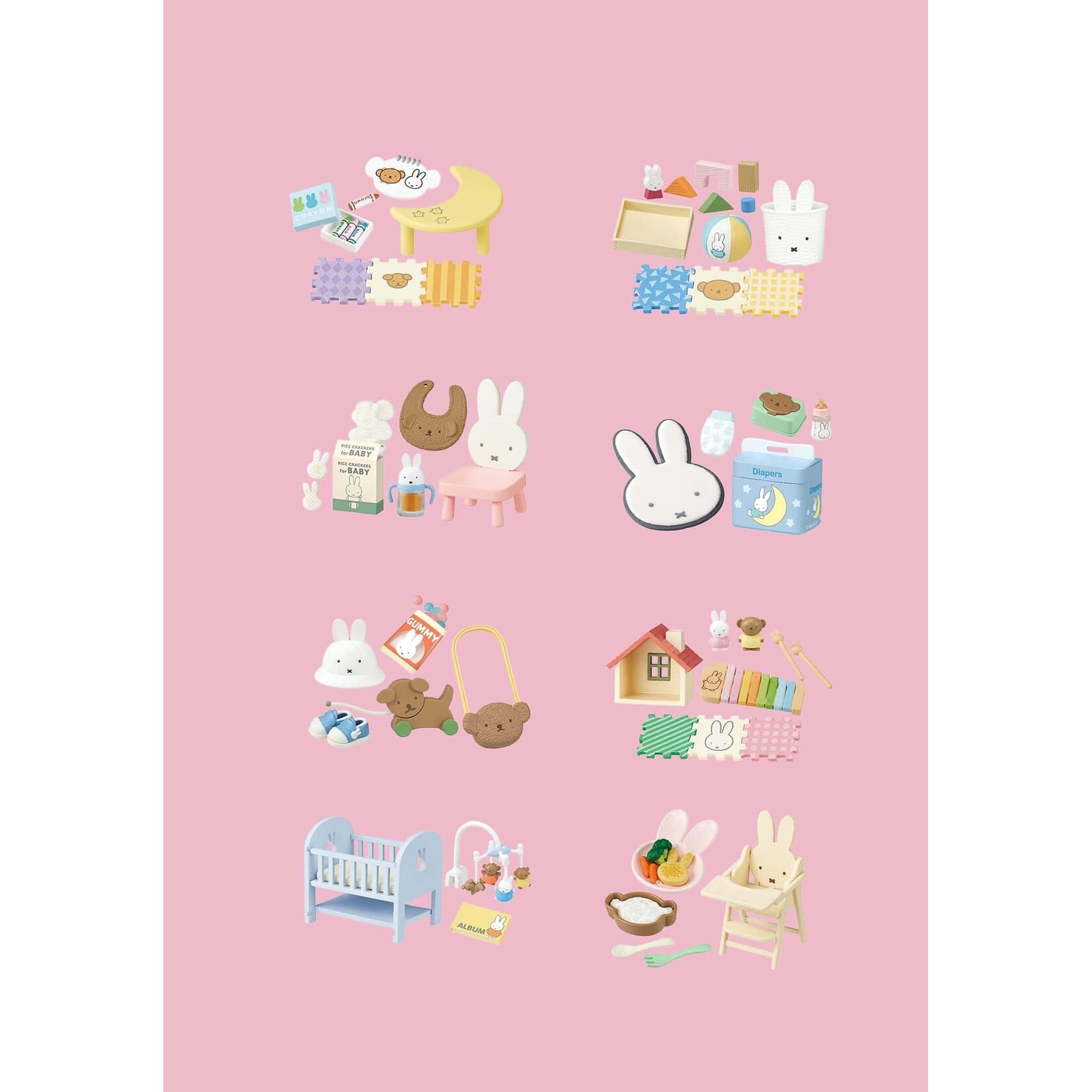 Miffy Baby Room Surprise Miniature Set