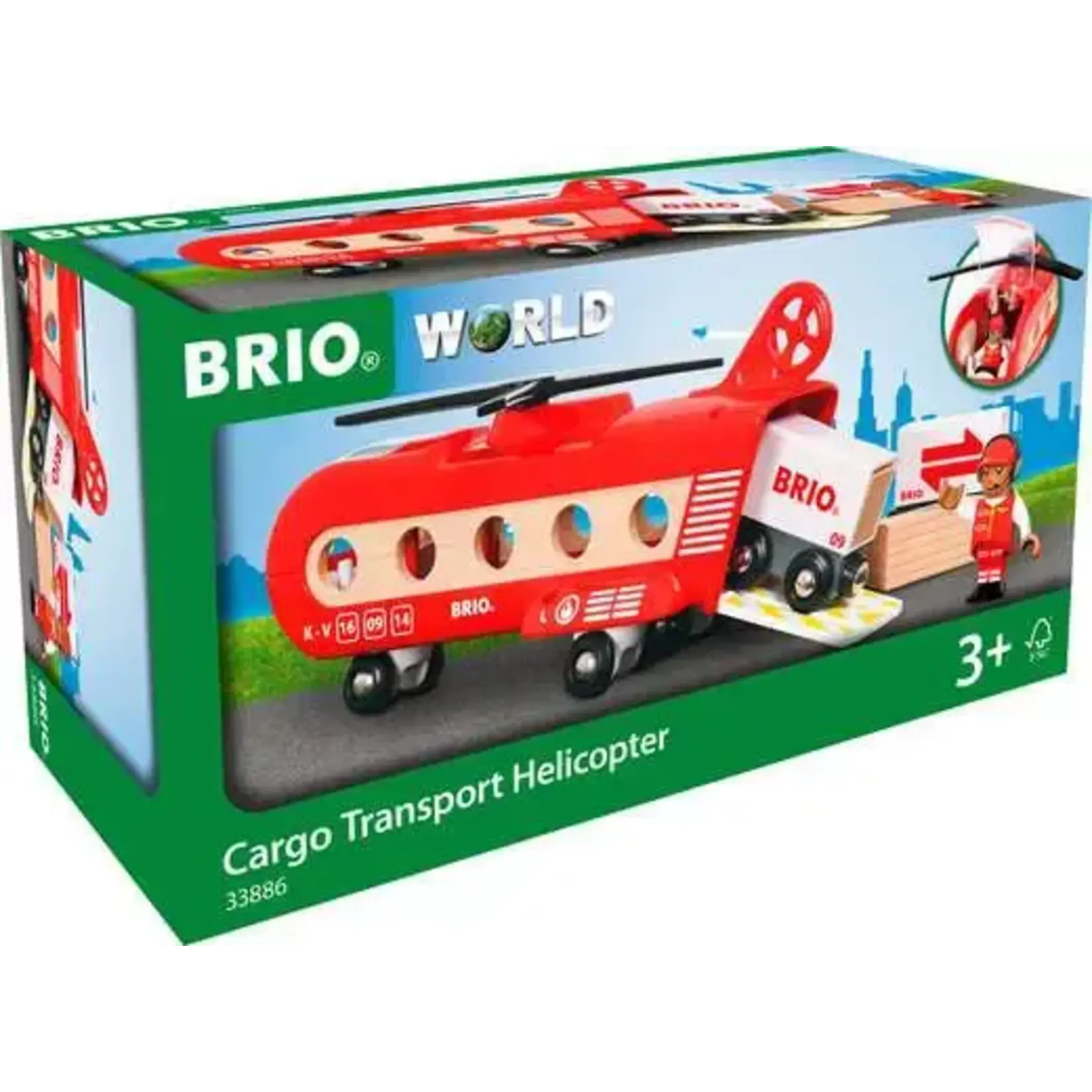 BRIO World Cargo Transport Helicopter