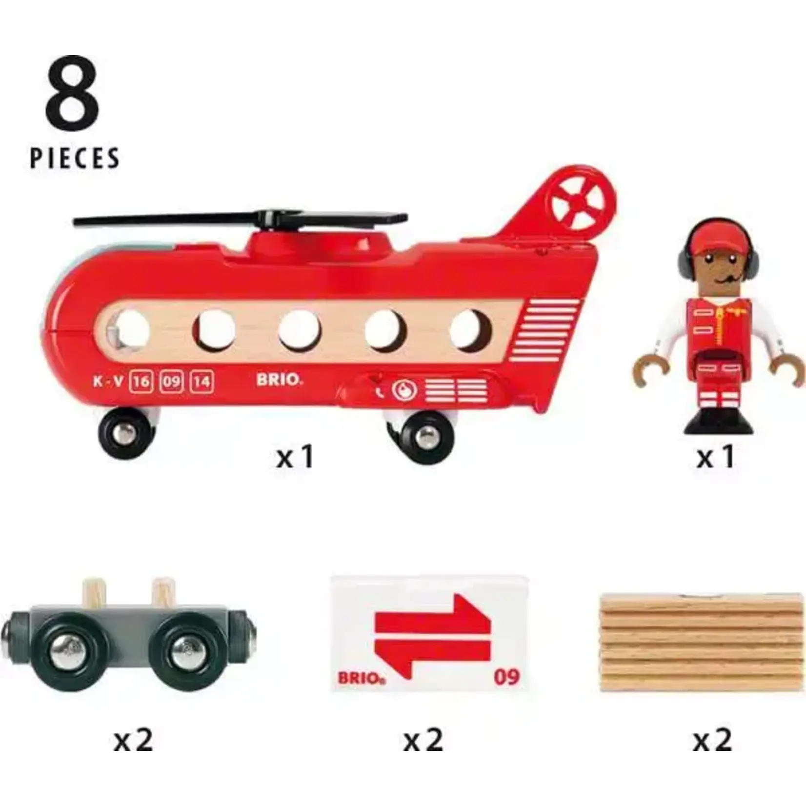 BRIO World Cargo Transport Helicopter