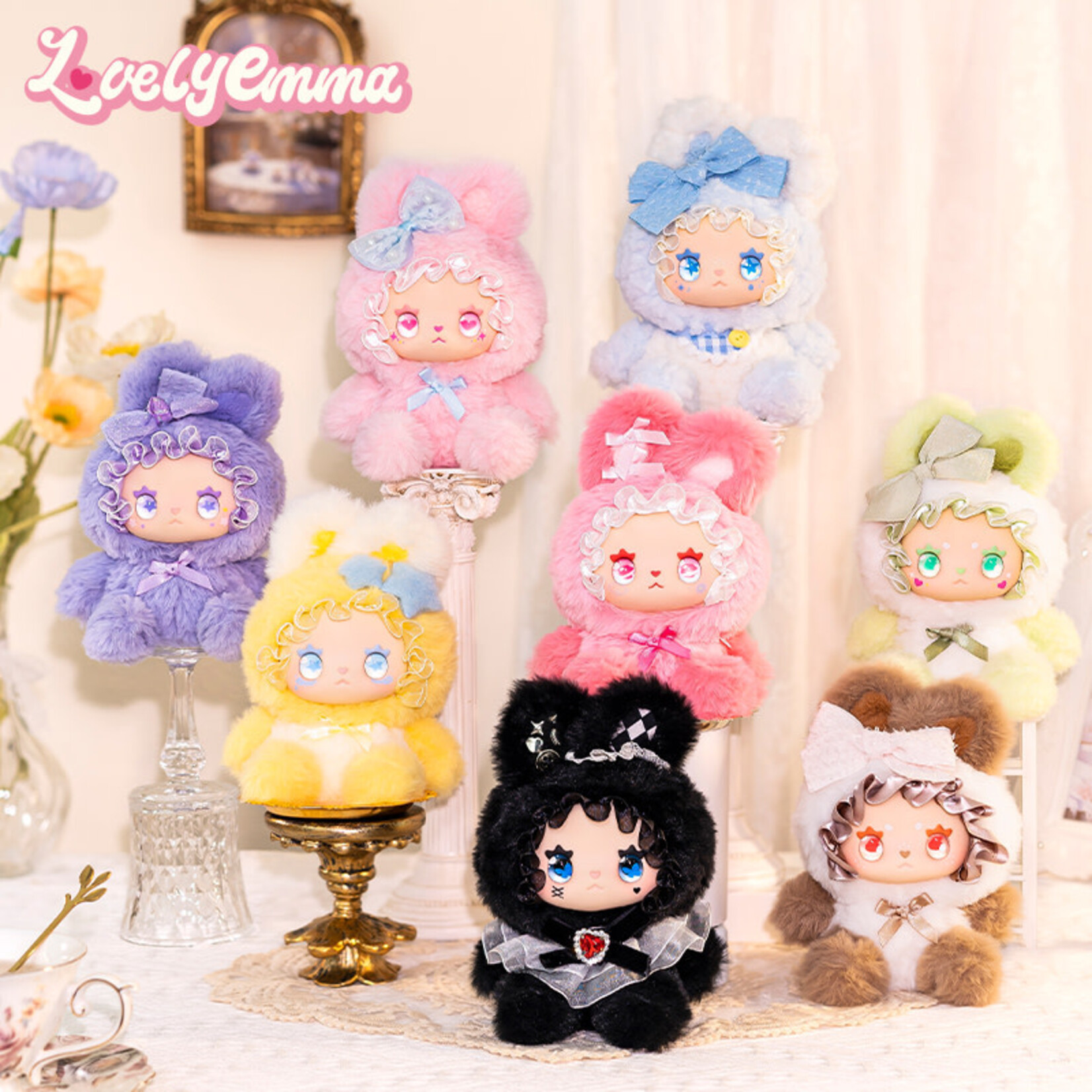 Lovely Emma Bunny Alliance Series Vinyl Plush Pendant