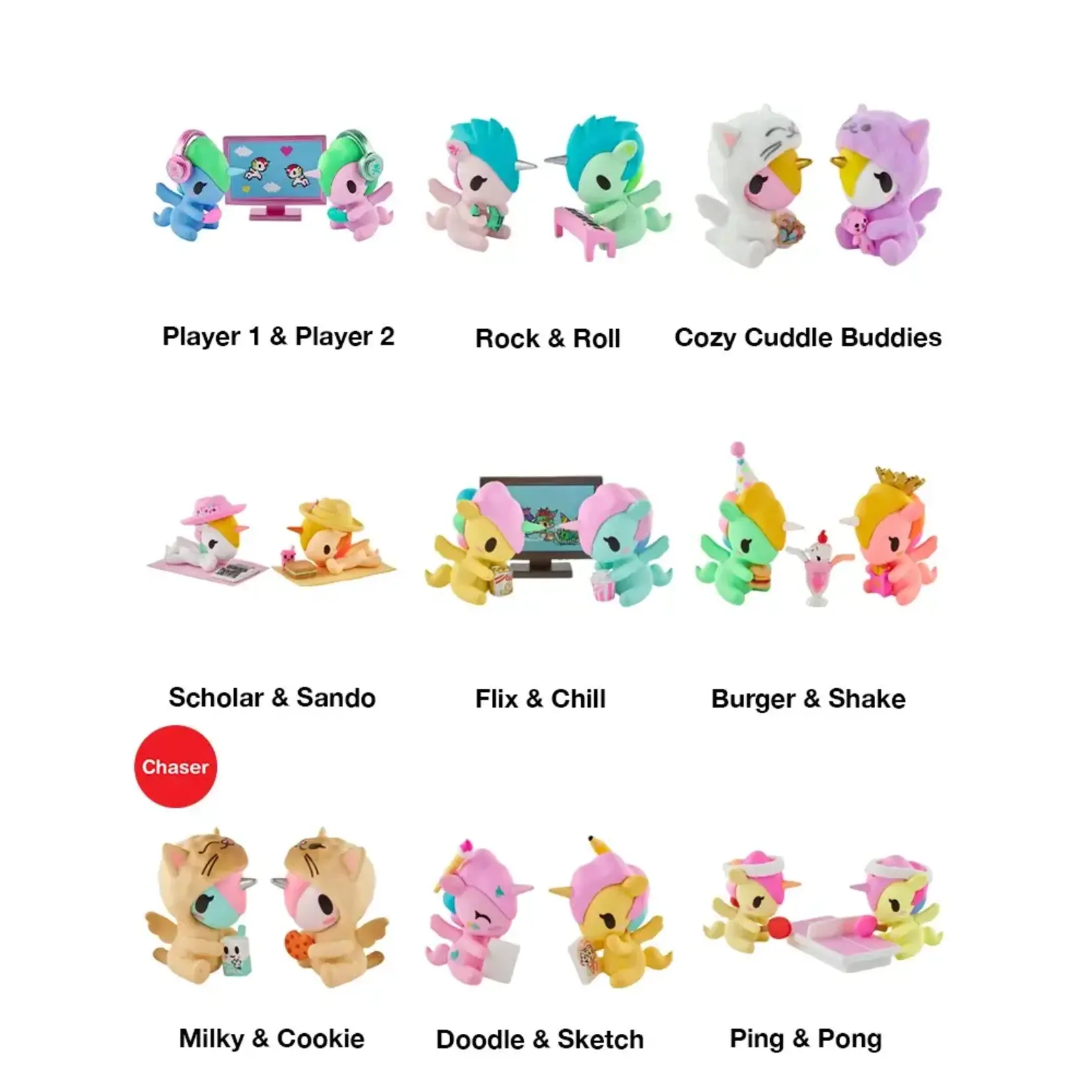 tokidoki Twinsies Unicorno Series Surprise Figures