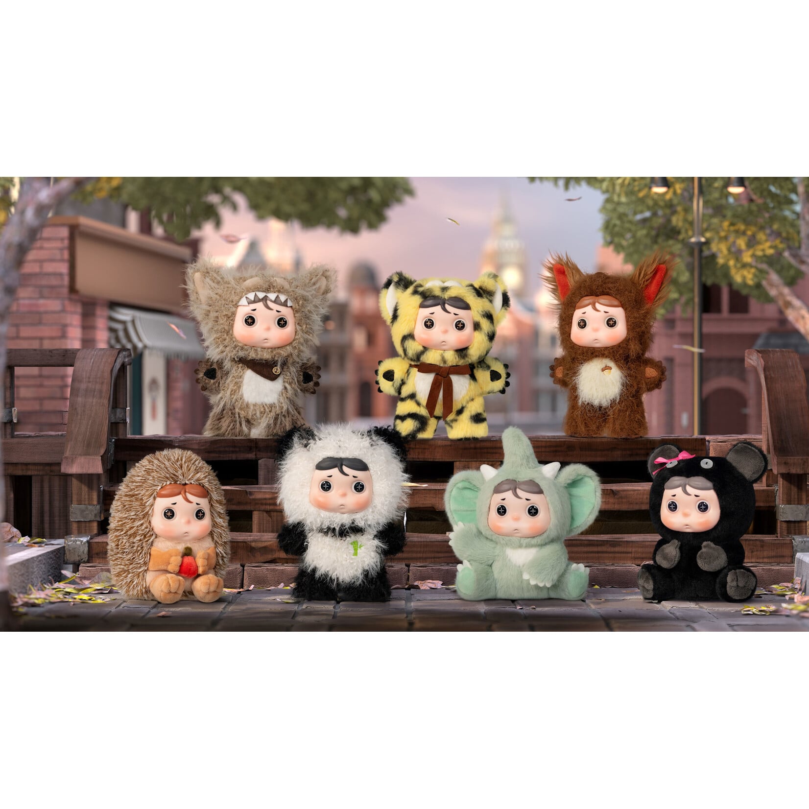Dazey Forgotten Zootopia Series Vinyl Plush Pendant