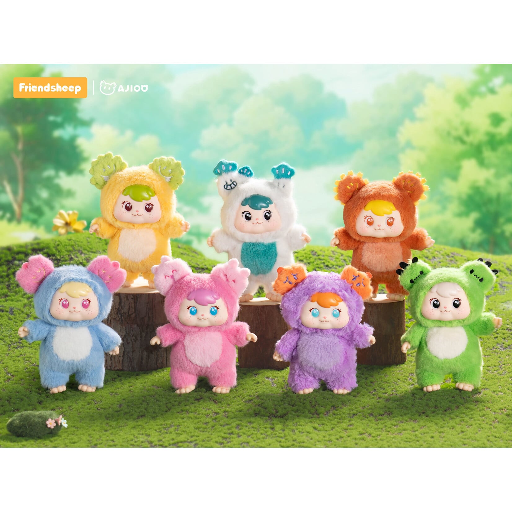 AJIOO Plant Fairy Series Vinyl Plush Surprise
