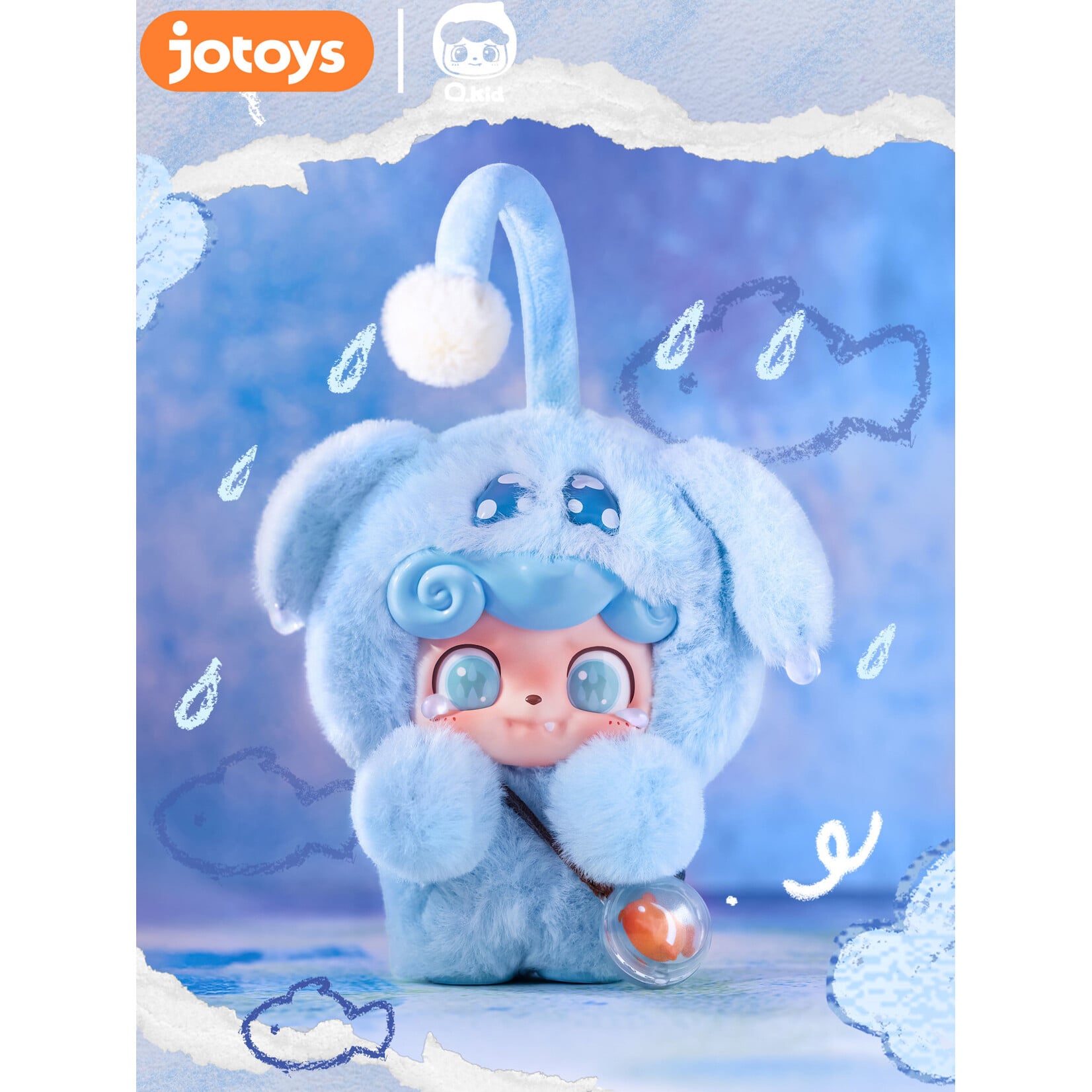 Q.Kid Emotional Hairy Monsters Series Surprise Plush