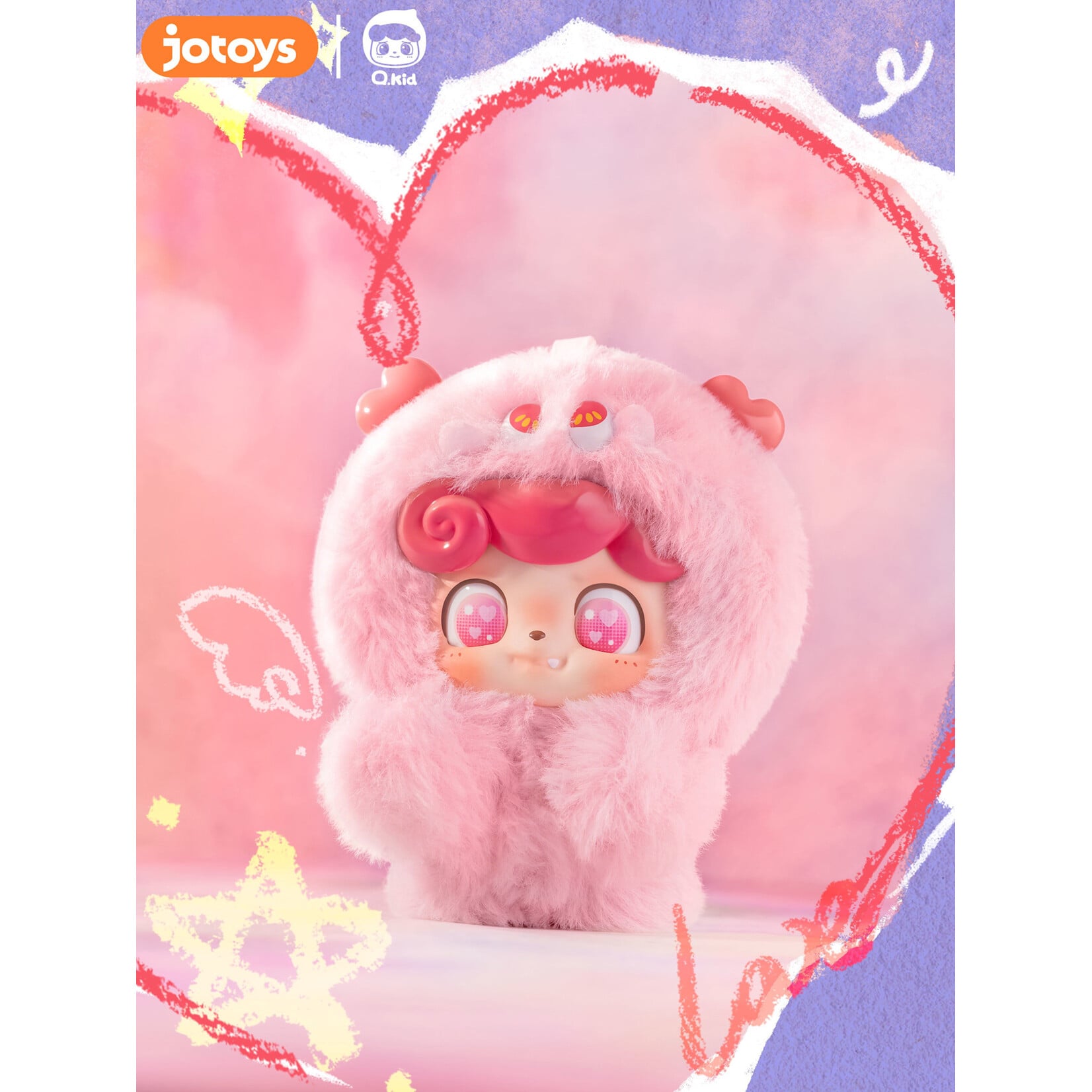 Q.Kid Emotional Hairy Monsters Series Surprise Plush
