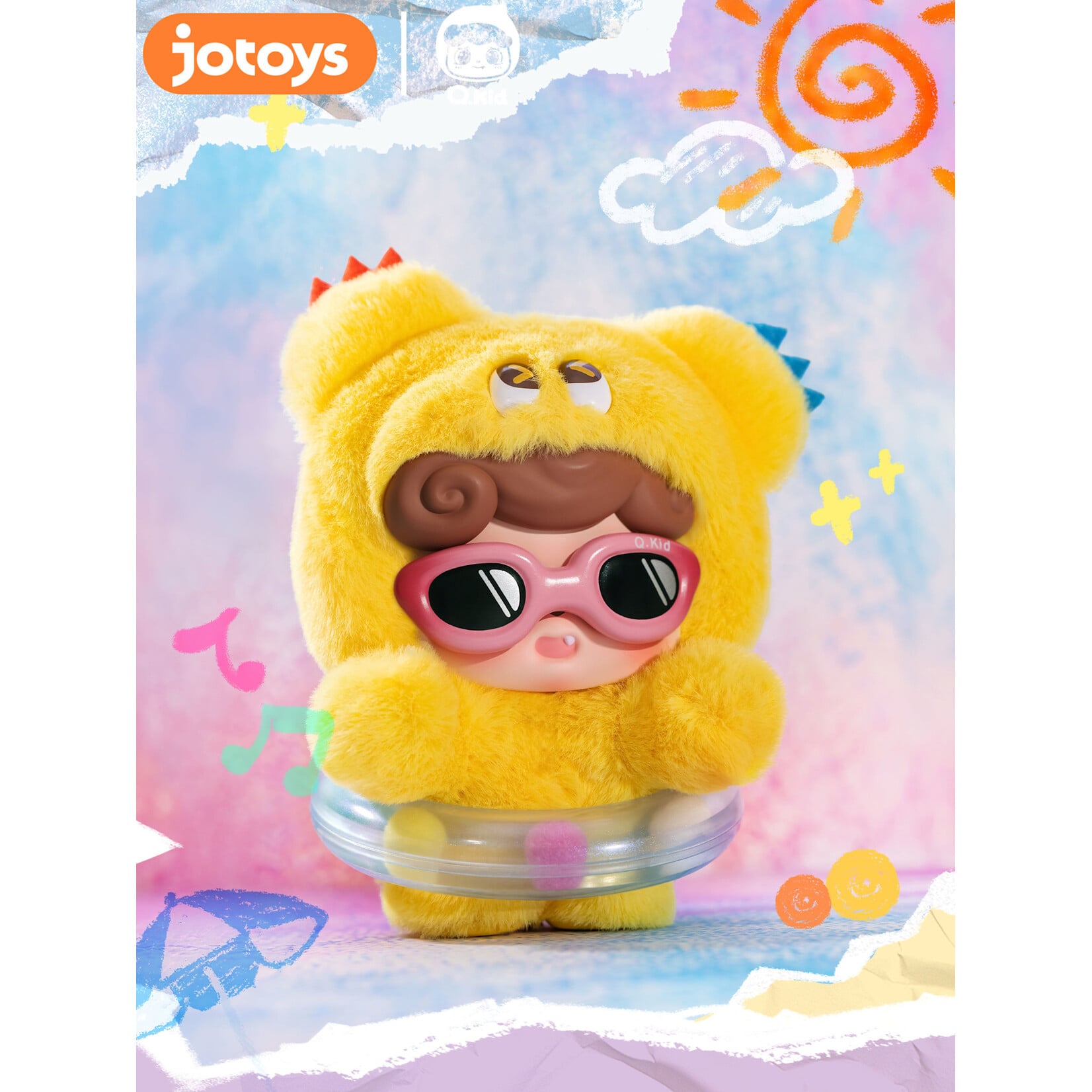 Q.Kid Emotional Hairy Monsters Series Surprise Plush