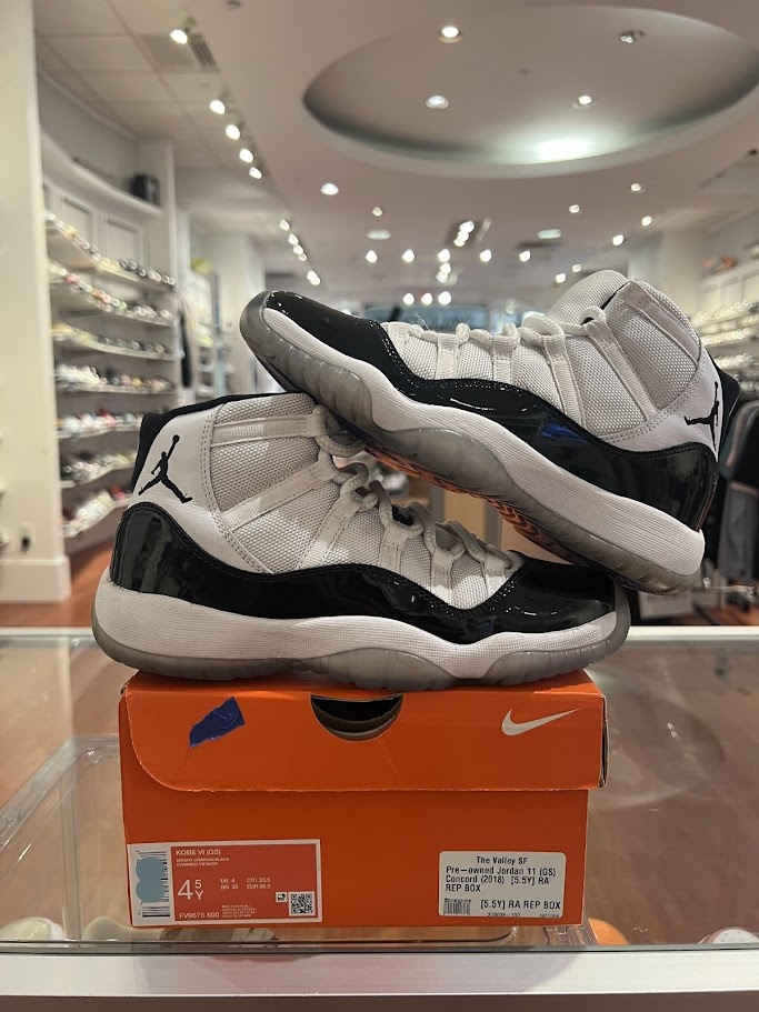 Pre owned Jordan 11 GS Concord 2018 The Valley San Francisco