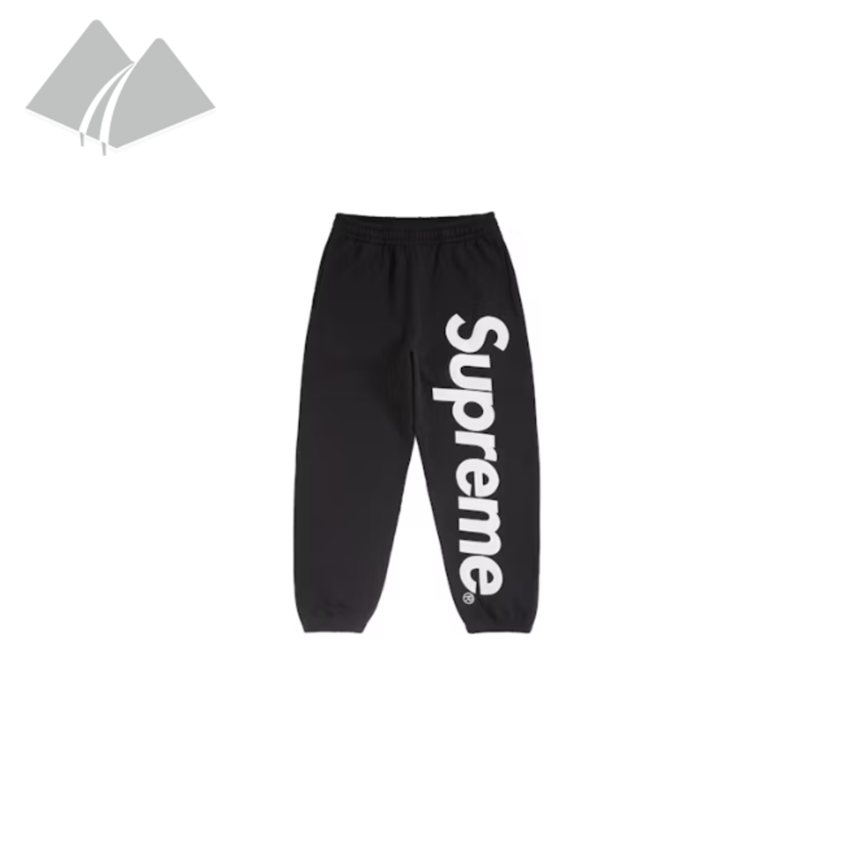 Supreme Satin Appliqué Sweatpant Black - The Valley San Francisco