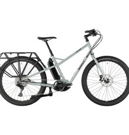 Surly Surly Skid Loader Cargo Ebike - 27.5", Steel, Bathwater Gray, Medium