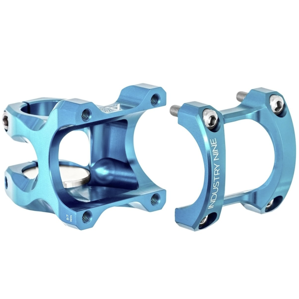 Industry Nine Industry Nine A35 Stem - 40mm 35 Clamp +/-8 1 1/8 Aluminum Turquoise