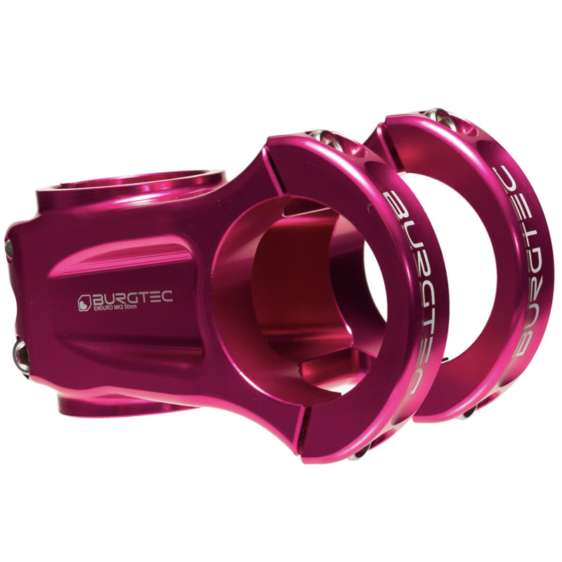 Burgtec Burgtec Enduro MK3 Stem, (35.0) 0dx42.5mm - Toxic Barbie Pink