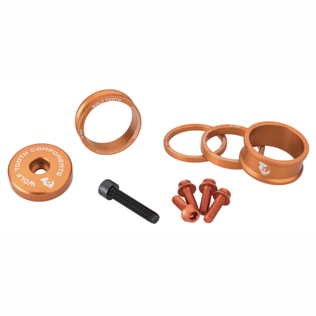 Wolf Tooth Components Wolf Tooth Anodized Bling Kit - Orange