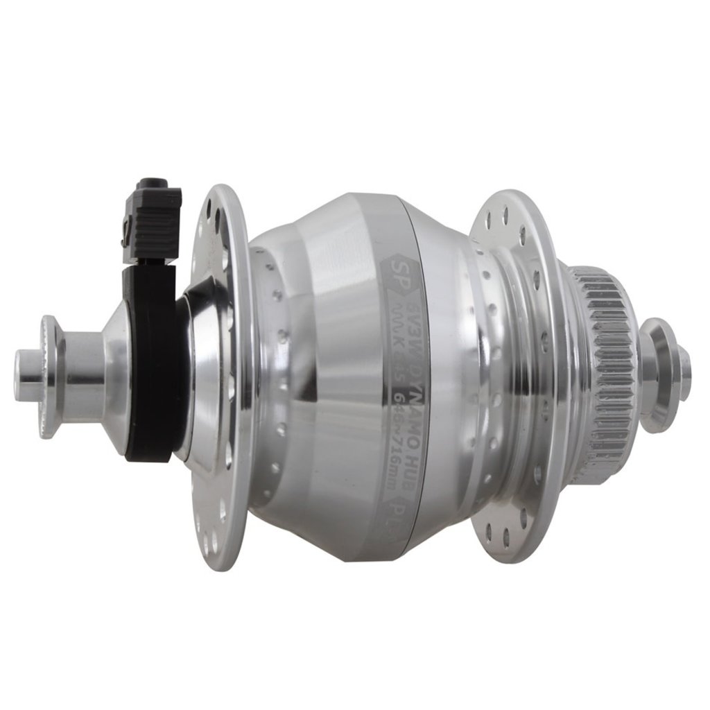 Shutter Precision Shutter Precision PV-8 Dynamo Hub Front Q/R Hub, 9x100mm, 32h - Silver