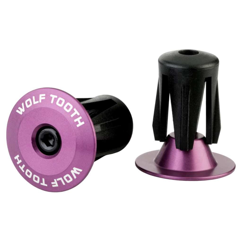 Wolf Tooth Components Wolf Tooth Alloy Bar End Plugs Purple