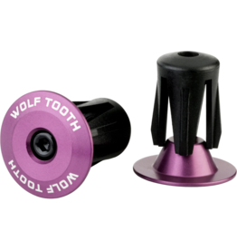 Wolf Tooth Components Wolf Tooth Alloy Bar End Plugs Purple