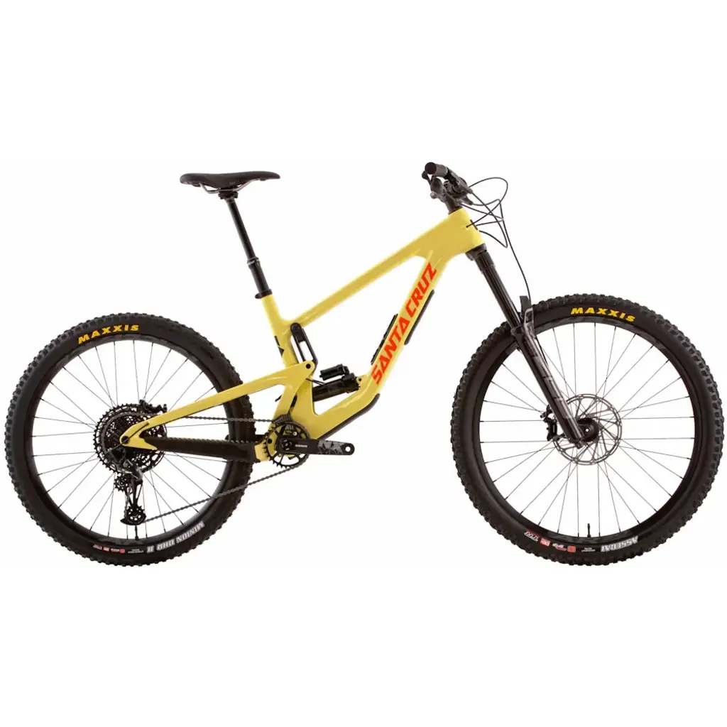 Santa Cruz Bicycles 2024 Santa Cruz Nomad 6 CC MX X0 AXS Large Yellow Reserve wheels