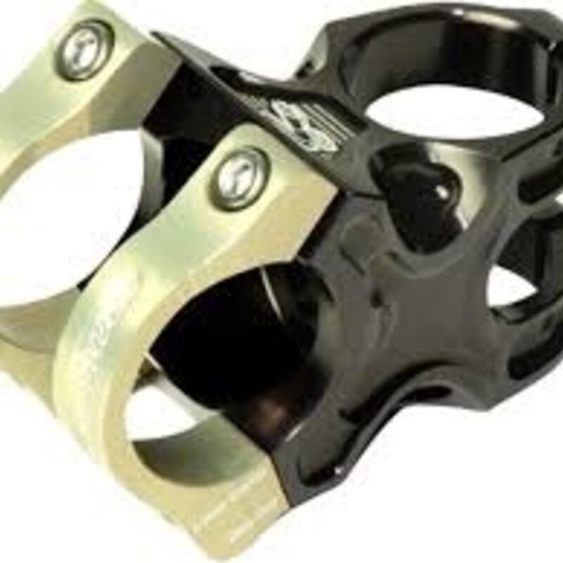 Renthal Renthal Apex 35 Stem - 40mm, 35 Clamp, +/-6, 1 1/8", Aluminum, Black/Gold