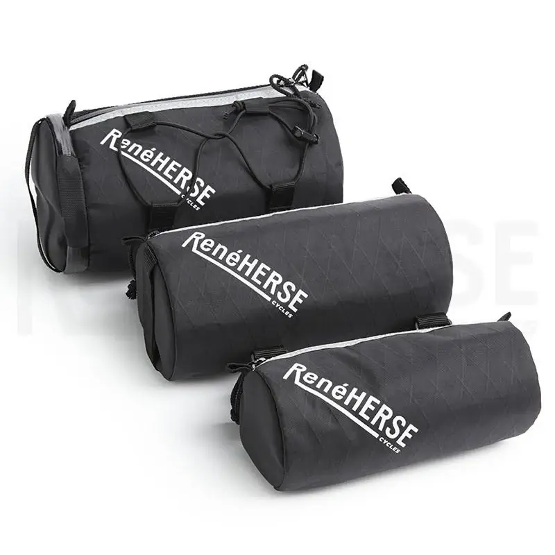 RenéHERSE ReneHERSE Handlebar Roll Bag - Small Black