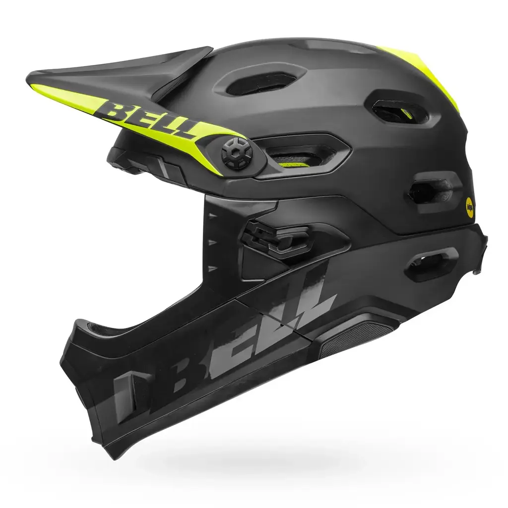 Bell BELL SUPER DH HELMET, MATTE/GLOSS BLACK, MEDIUM, 55-59CM