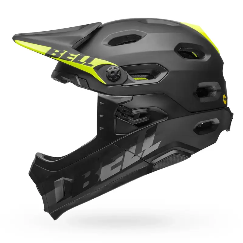 Bell BELL SUPER DH HELMET, MATTE/GLOSS BLACK, MEDIUM, 55-59CM