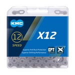 KMC, X12, Chain, Speed: 12, 5.2mm, Links: 126, Silver