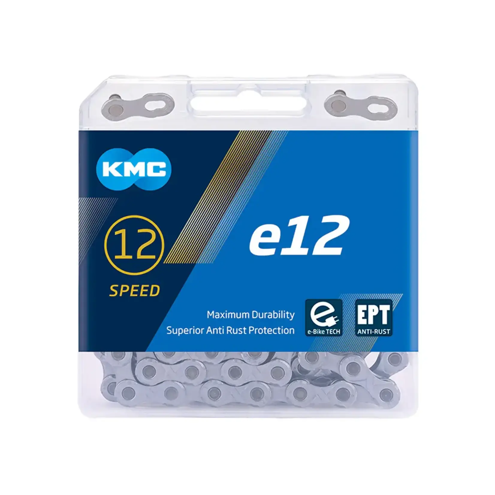 KMC, e12 EPT, Chain, 12 Speed, 5.2mm, Links: 136, Silver