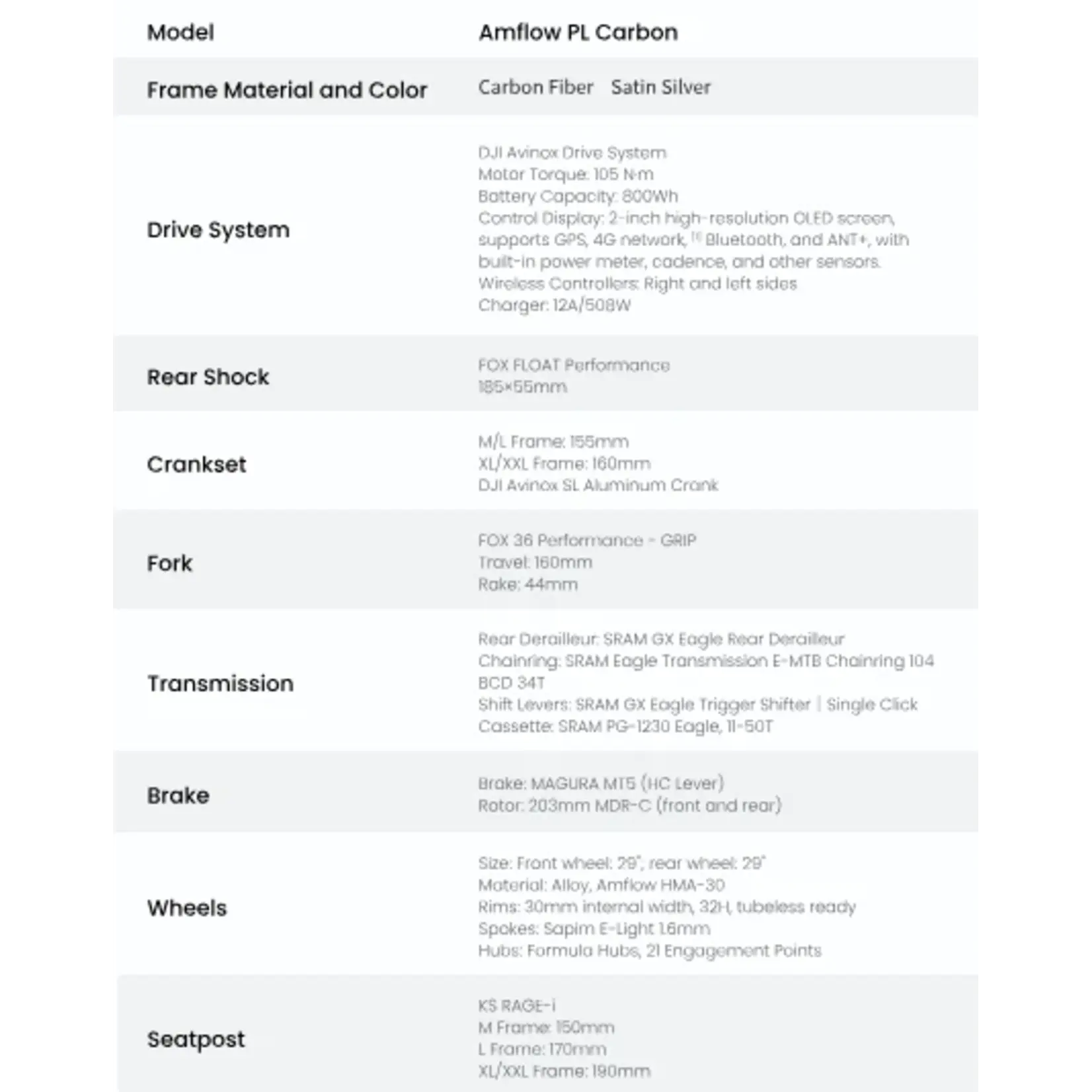 Amflow Amflow PL Carbon 800wh