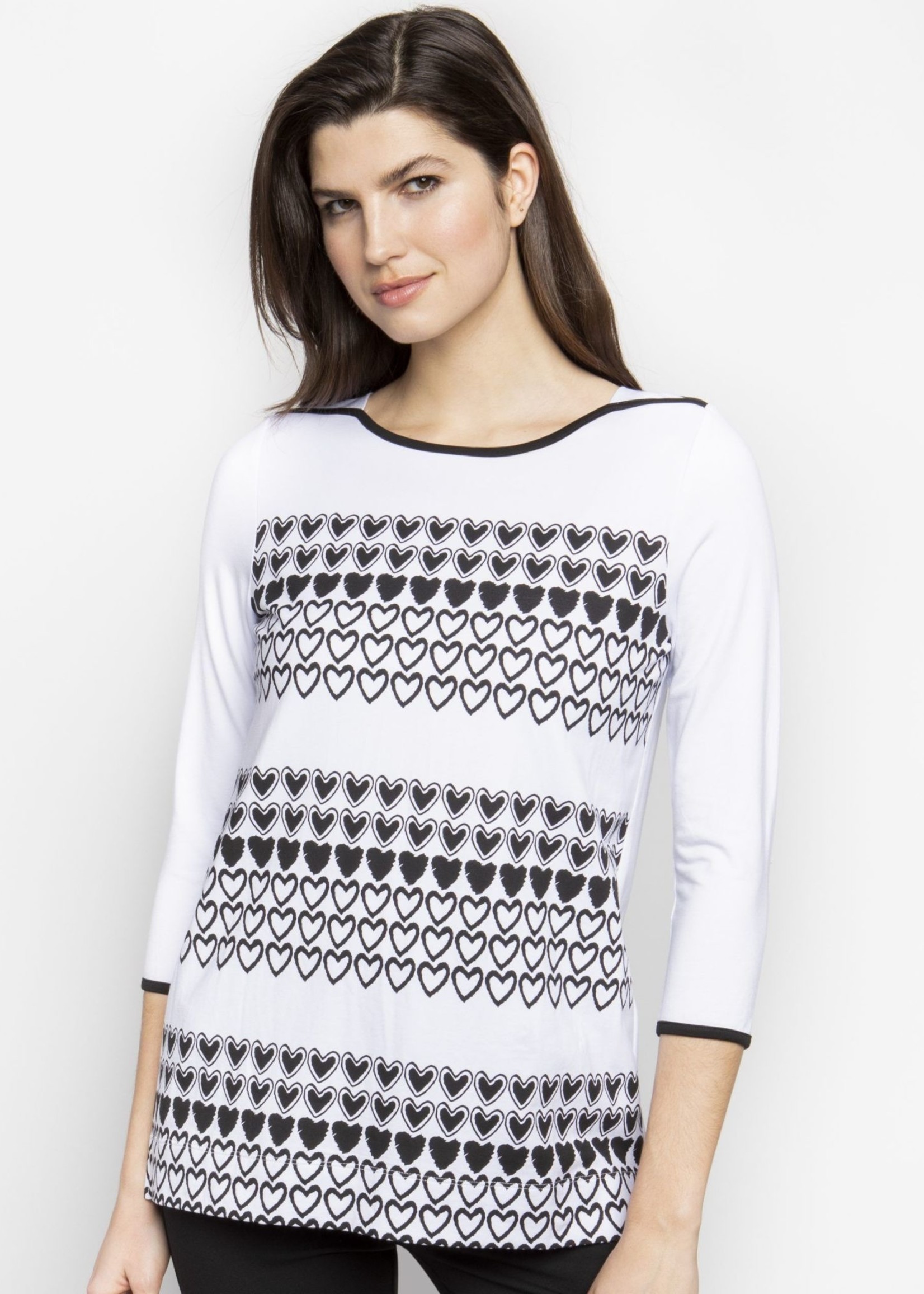 By Lyse ByLyse Heart Long Sleeve Tunic