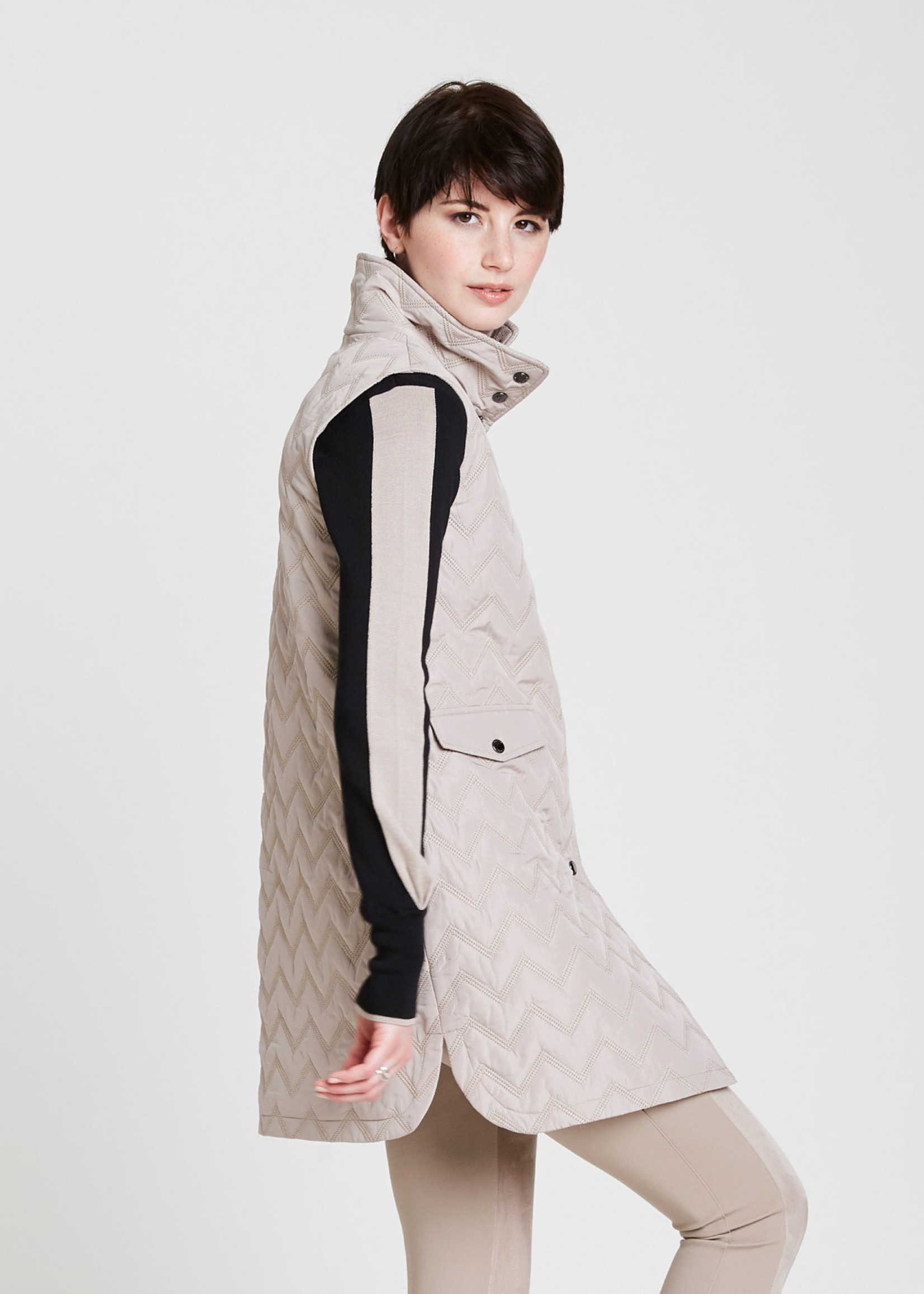 By Lyse ByLyse Long Quilted Vest