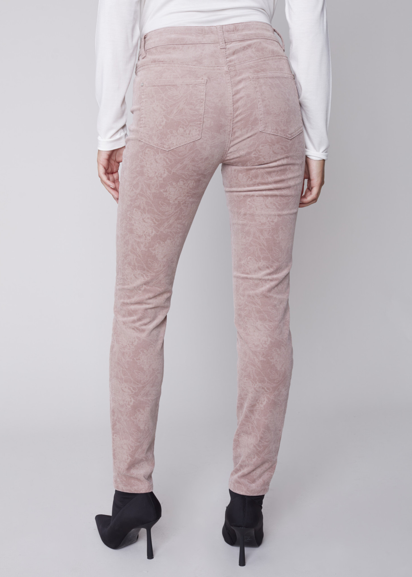 Charlie B Charlie B Printed Corduroy Pant