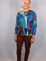 Carre Noir Carre Noir Crew Neck Sweater with Face