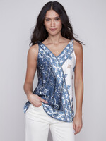Charlie B Charlie B Tank with Knotted Shoulder