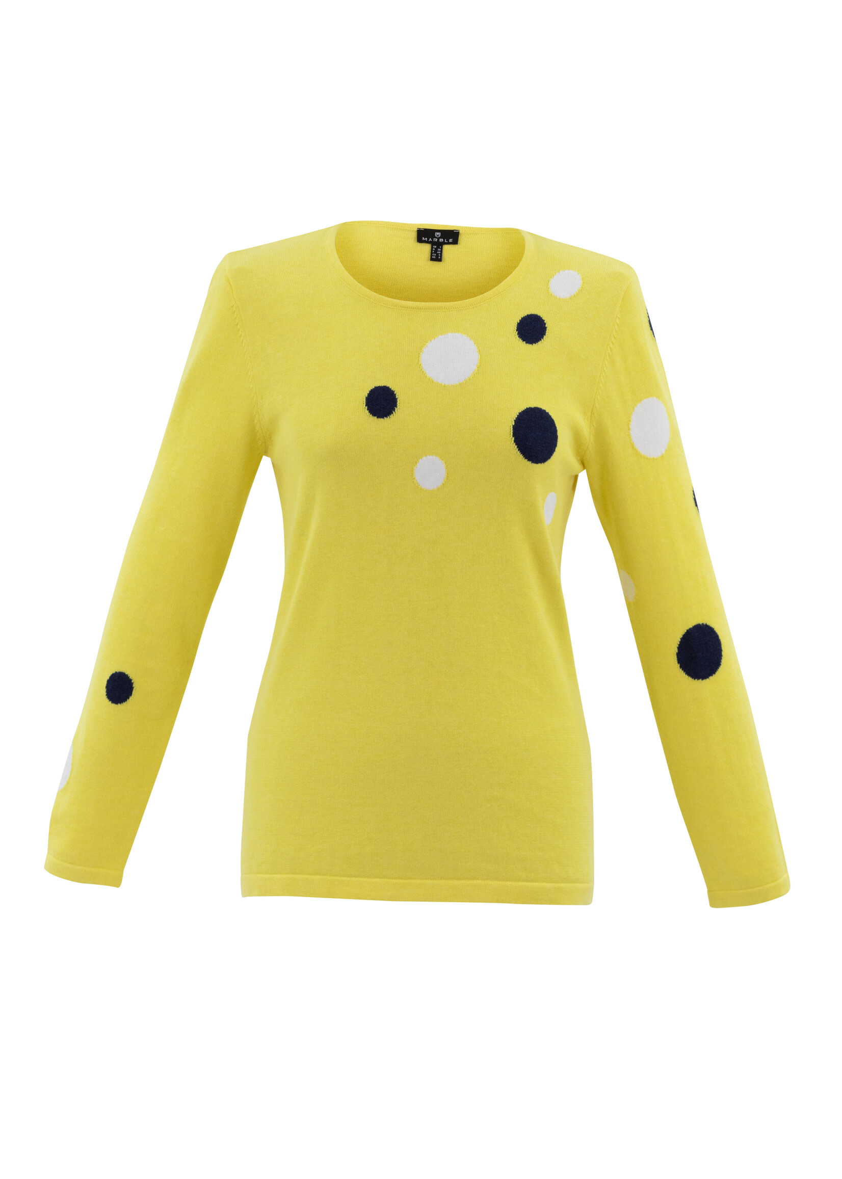 Marble Fashion Designs Marble Polka Dot Sweater