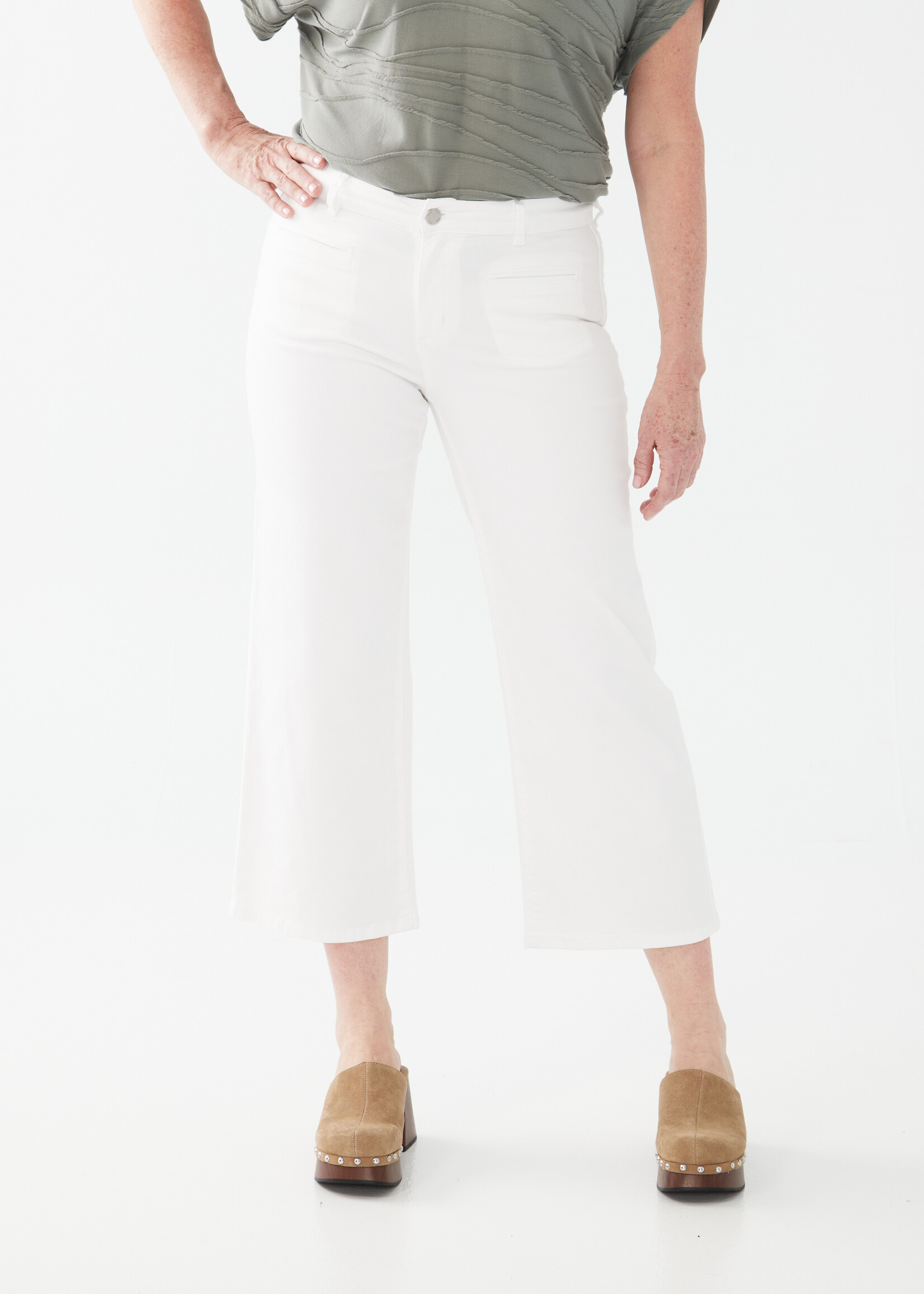 French Dressing Jeans FDJ Olivia Wide Leg Crop Pant